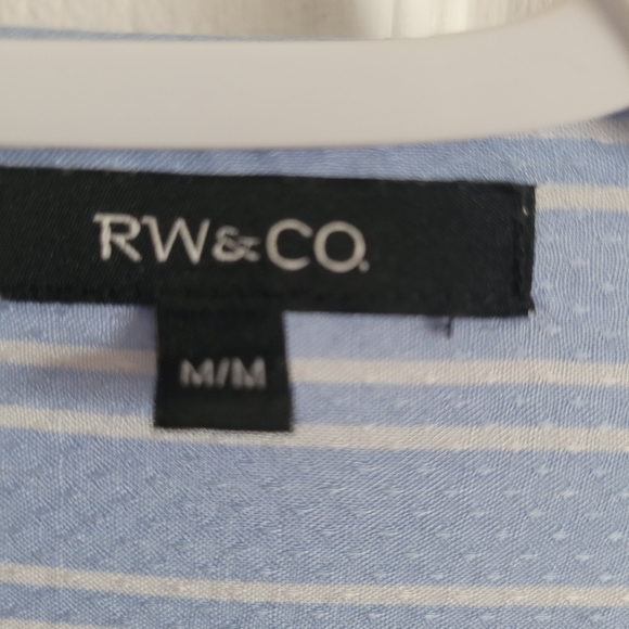 Beautiful blue stripped blouse - Picture 3 of 4